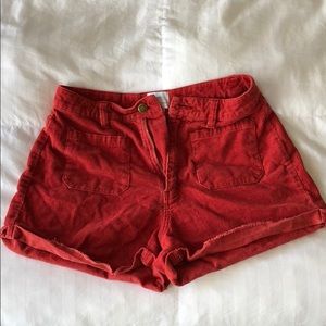 Rollas and Urban Outfitters Corduroy shorts